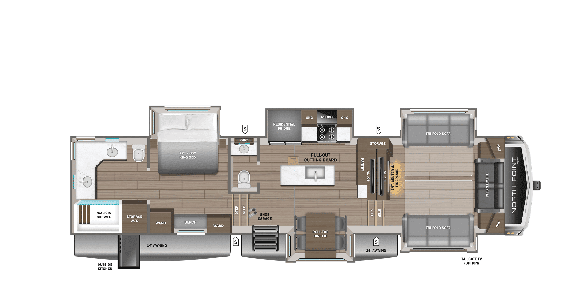 2025 Jayco 2025 Jayco North Point - thumbnail 2