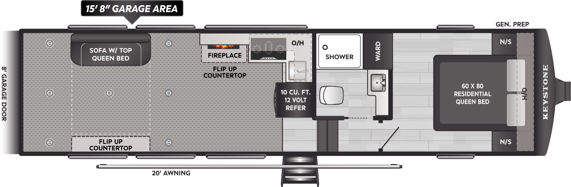 2026 Keystone RV 2026 Keystone RV Raptor Carbon Series - thumbnail 2